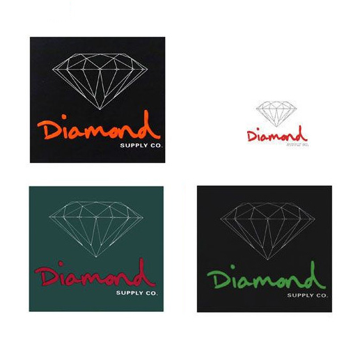 Diamond Supply OG Sign Sticker