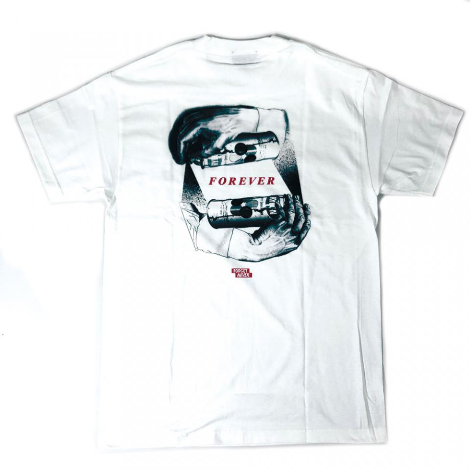 "FOREVER" - Short Sleeve T-Shirt ( White )