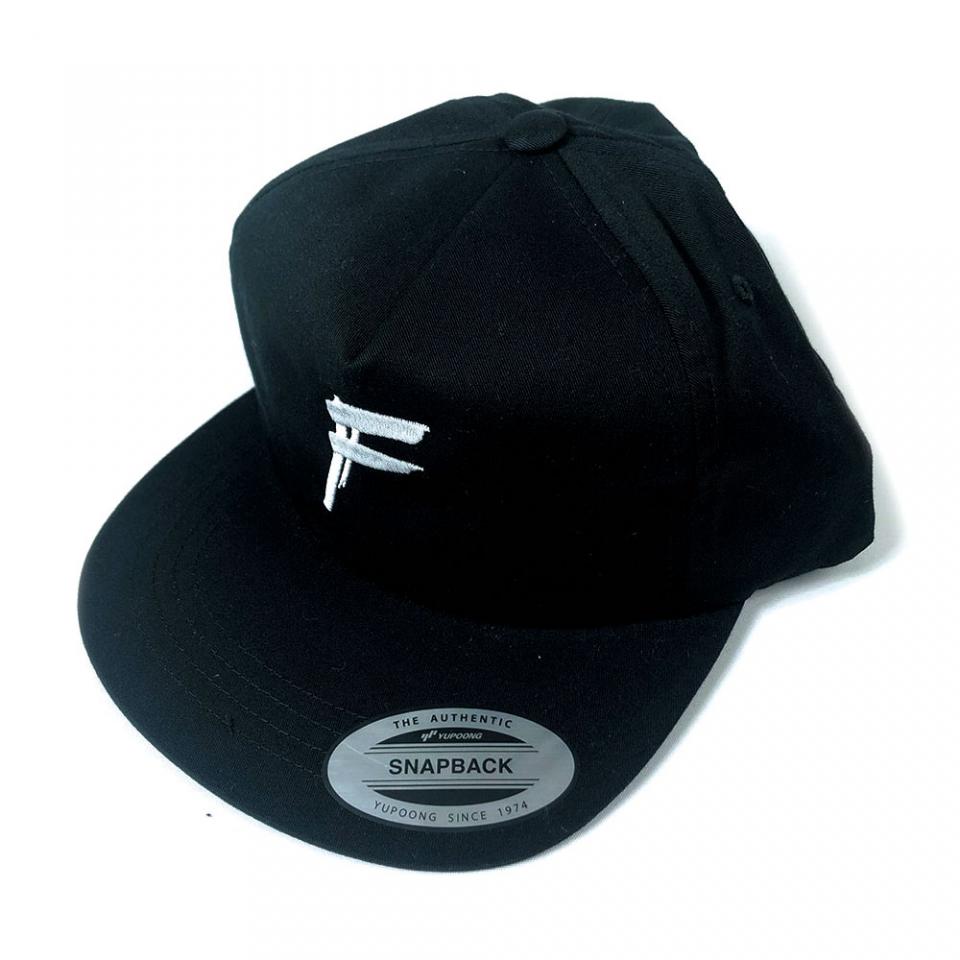 HANDSTYLE "F" LOGO -SNAPBACK CAP ( Black )